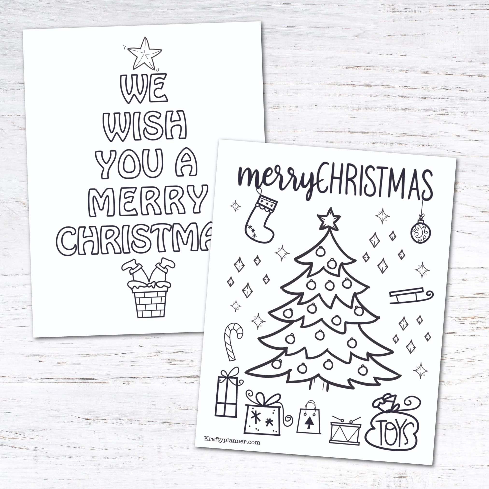 day 5: christmas coloring pages {12 days of free christmas